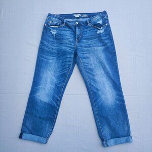 Denizen from Levi's jeans women's size 12 W31 ink blue colour Modern Slim Cuffed